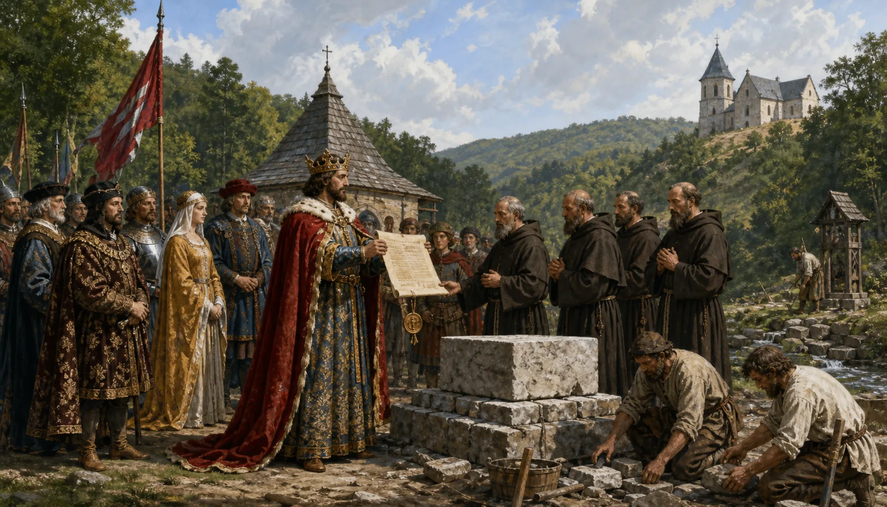 A king, a charter and the hermit friars