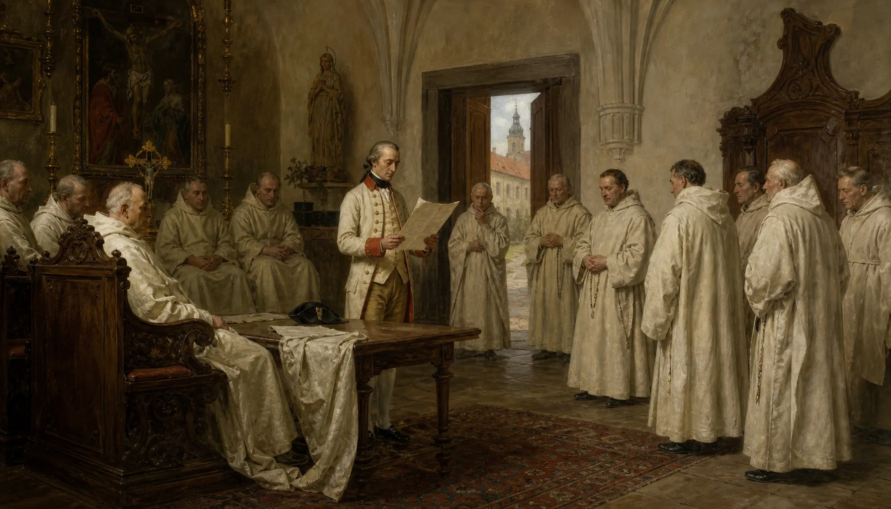 The emperor dissolves the order