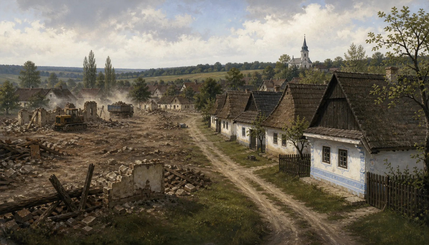 One settlement cleared, another declared a monument