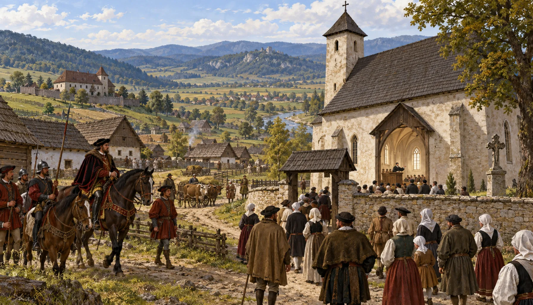 The valley turns Lutheran, the lords change