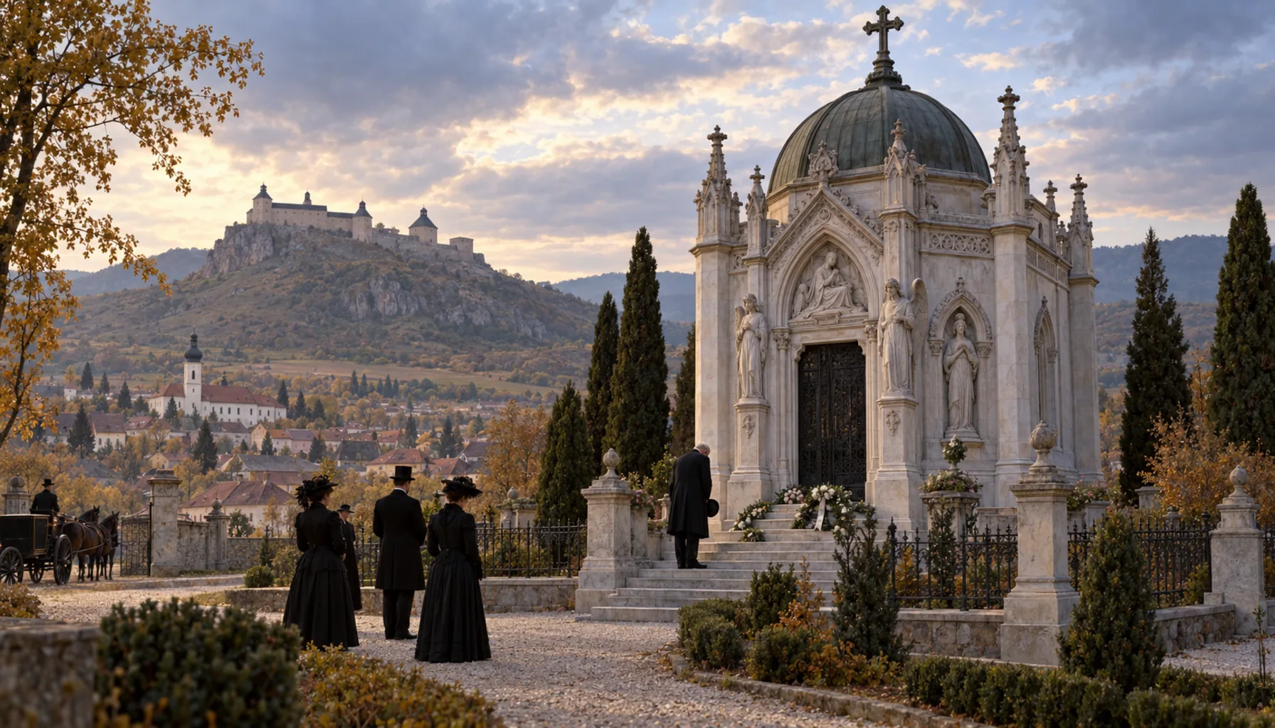 The mausoleum a count built out of grief and spite