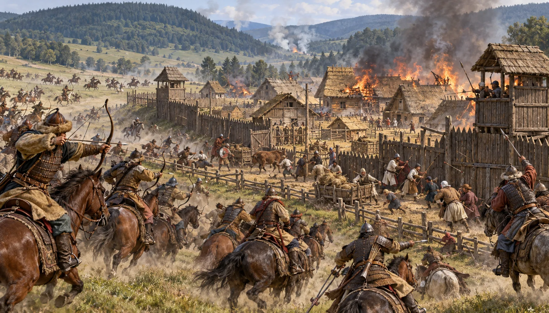 Settled in the wave that followed the Mongols