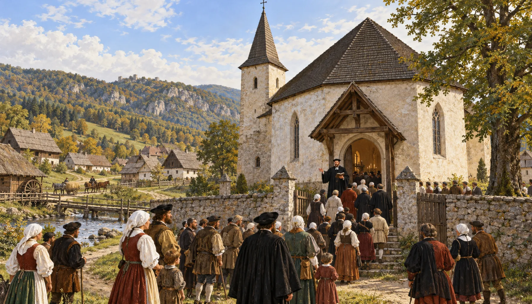 The church becomes Lutheran