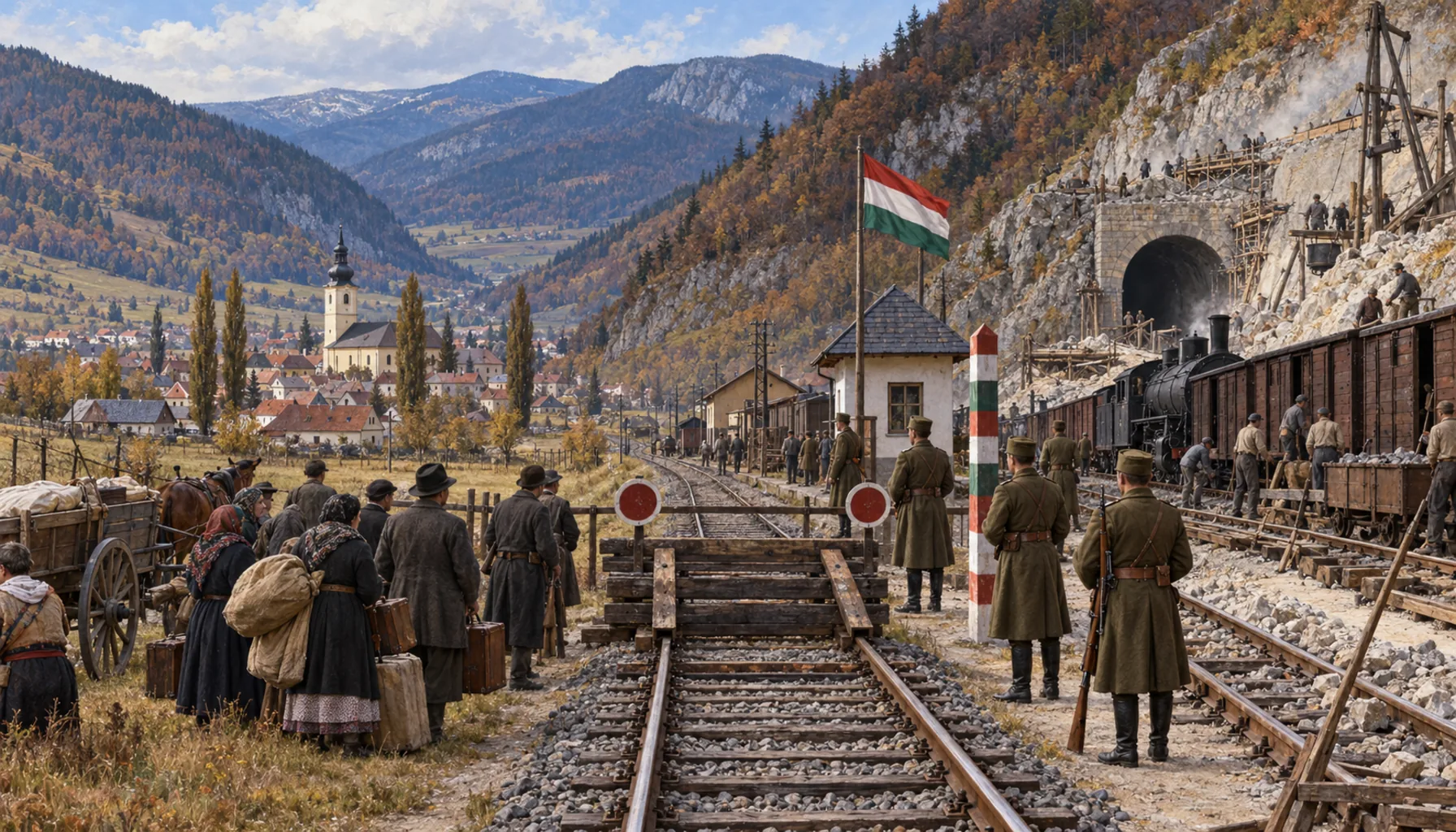 The border, the revolt, and a tunnel through the mountain
