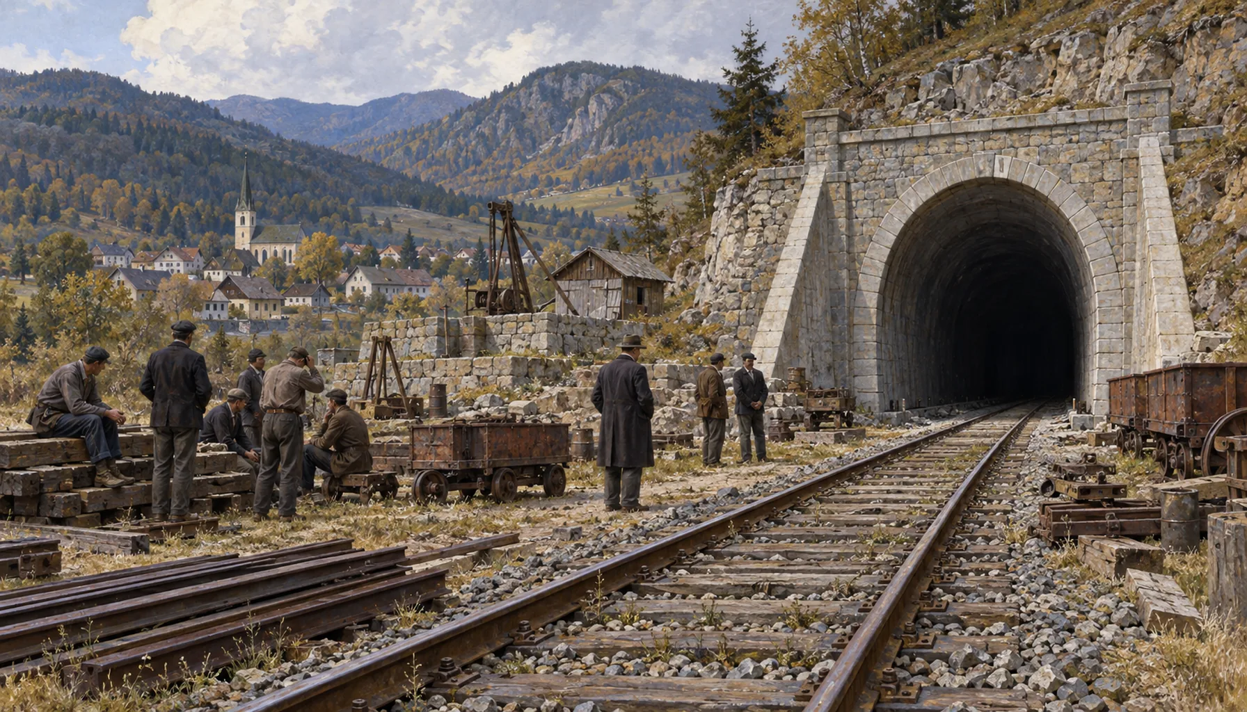 The tunnel is finished and abandoned in the same breath