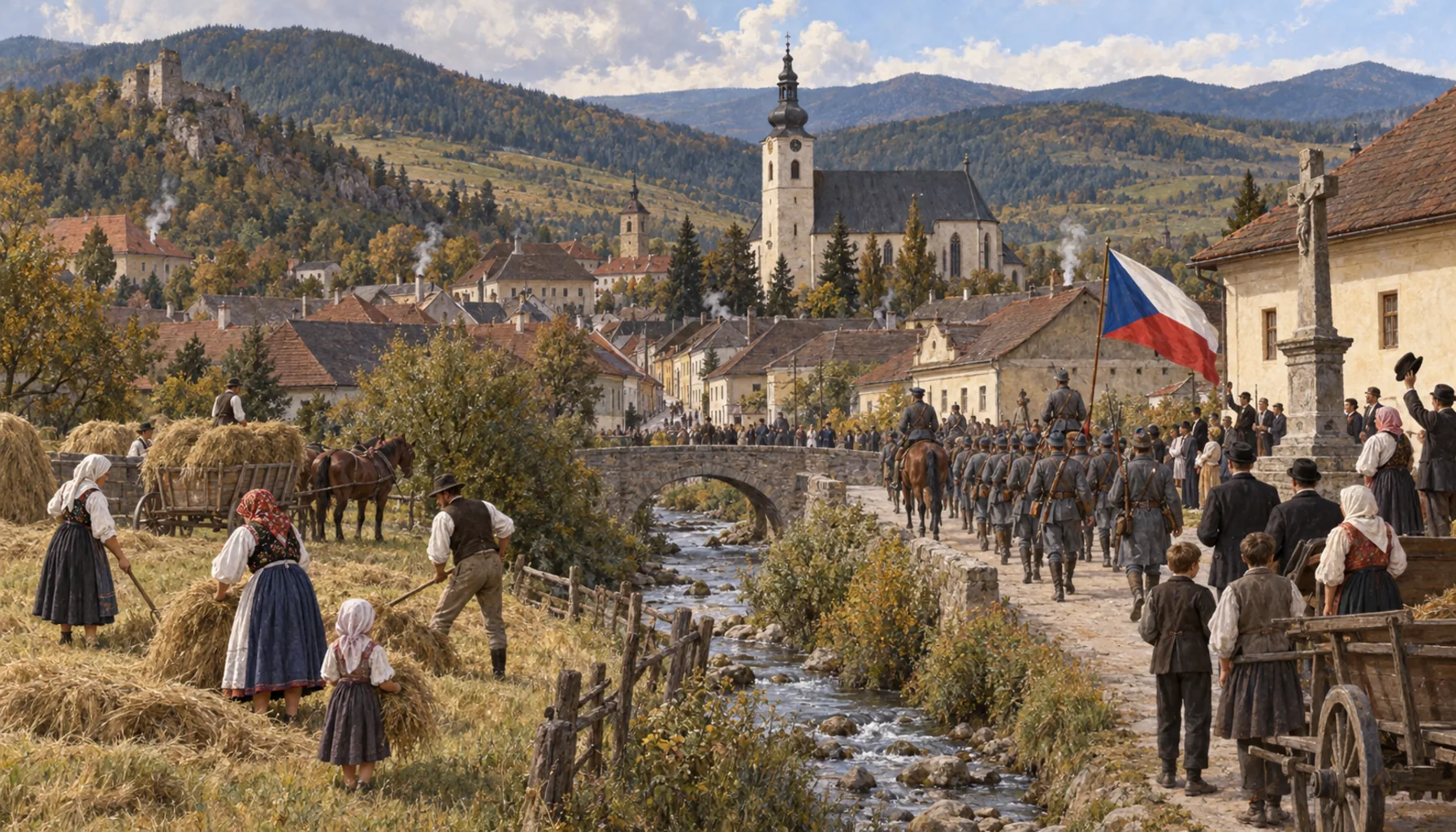 Czechoslovakia, and a valley that still worked