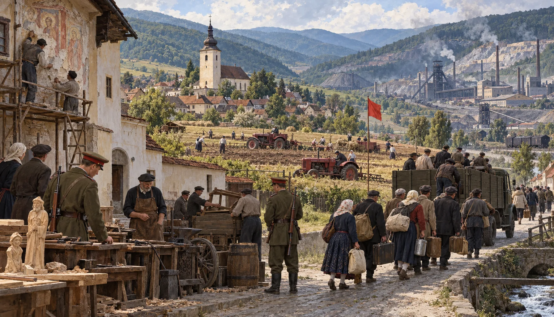 Co-operatives, closures, and the paintings uncovered