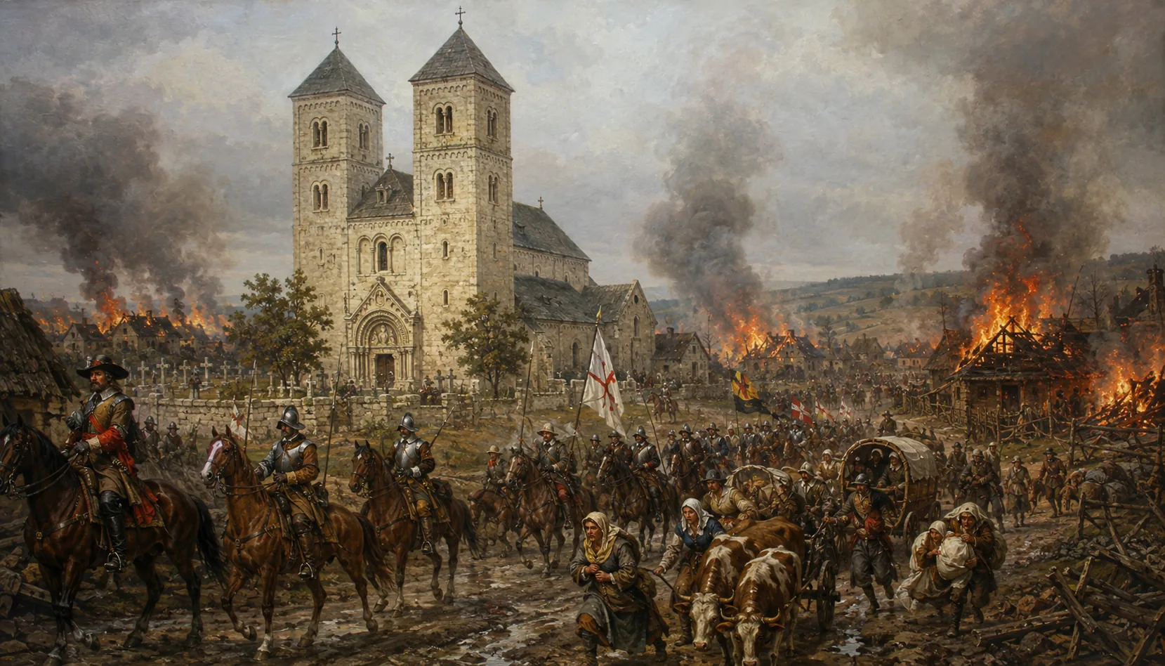 Burned by the allies, not the Turks