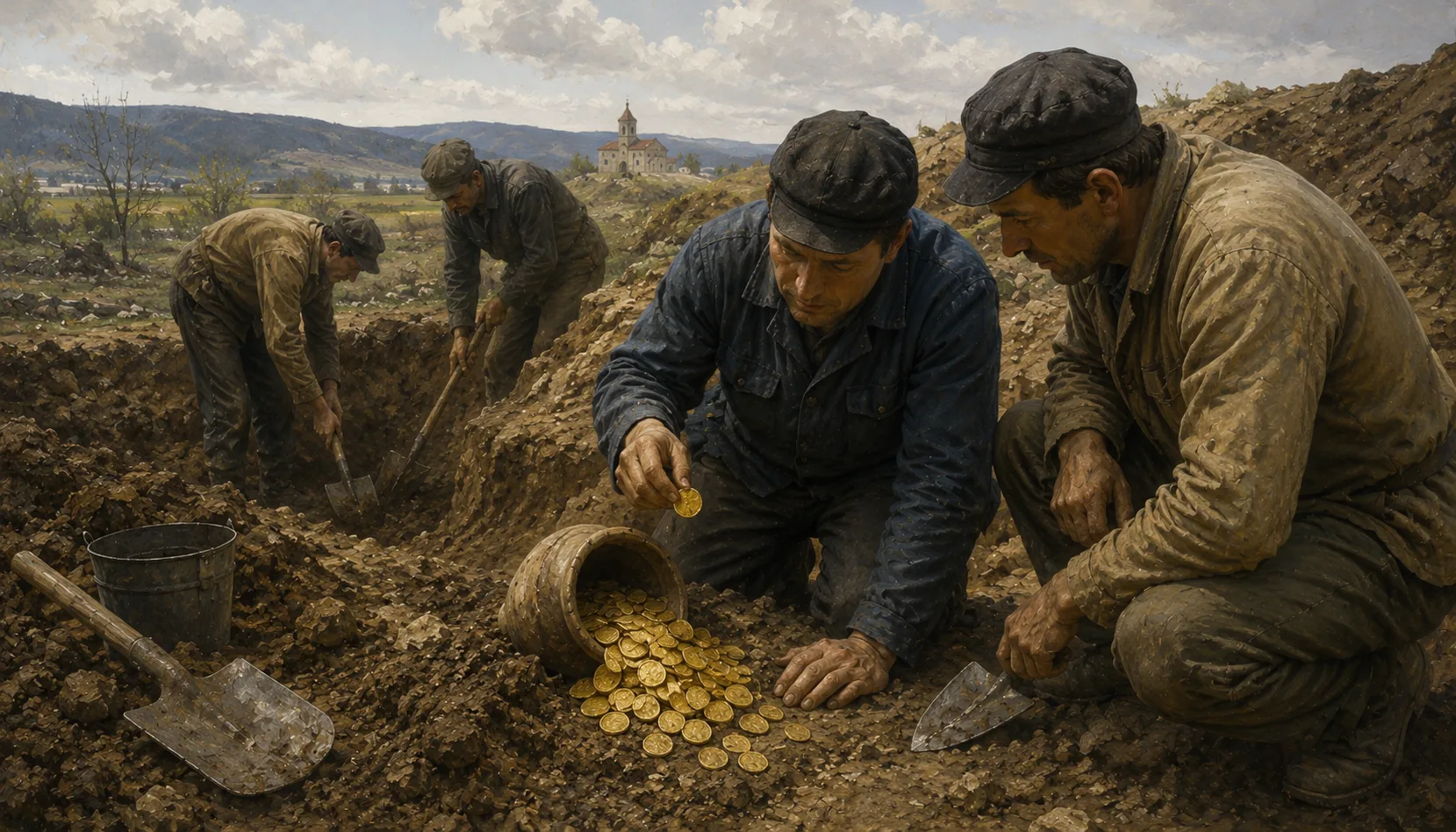 Gold in the ground