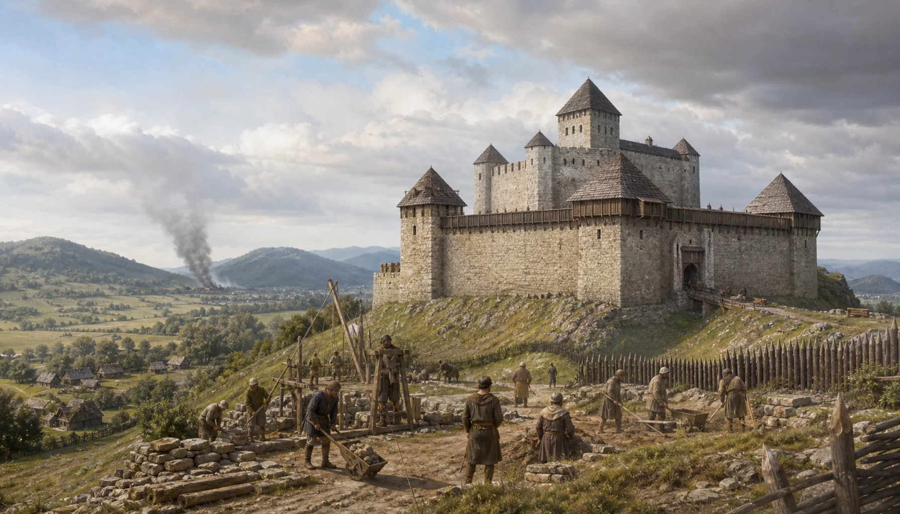 A castle built because of 1241