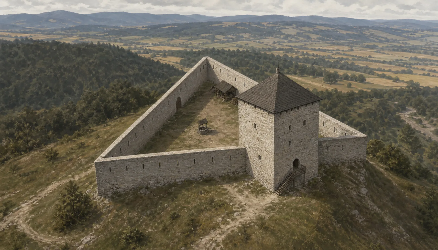 How the castle grew