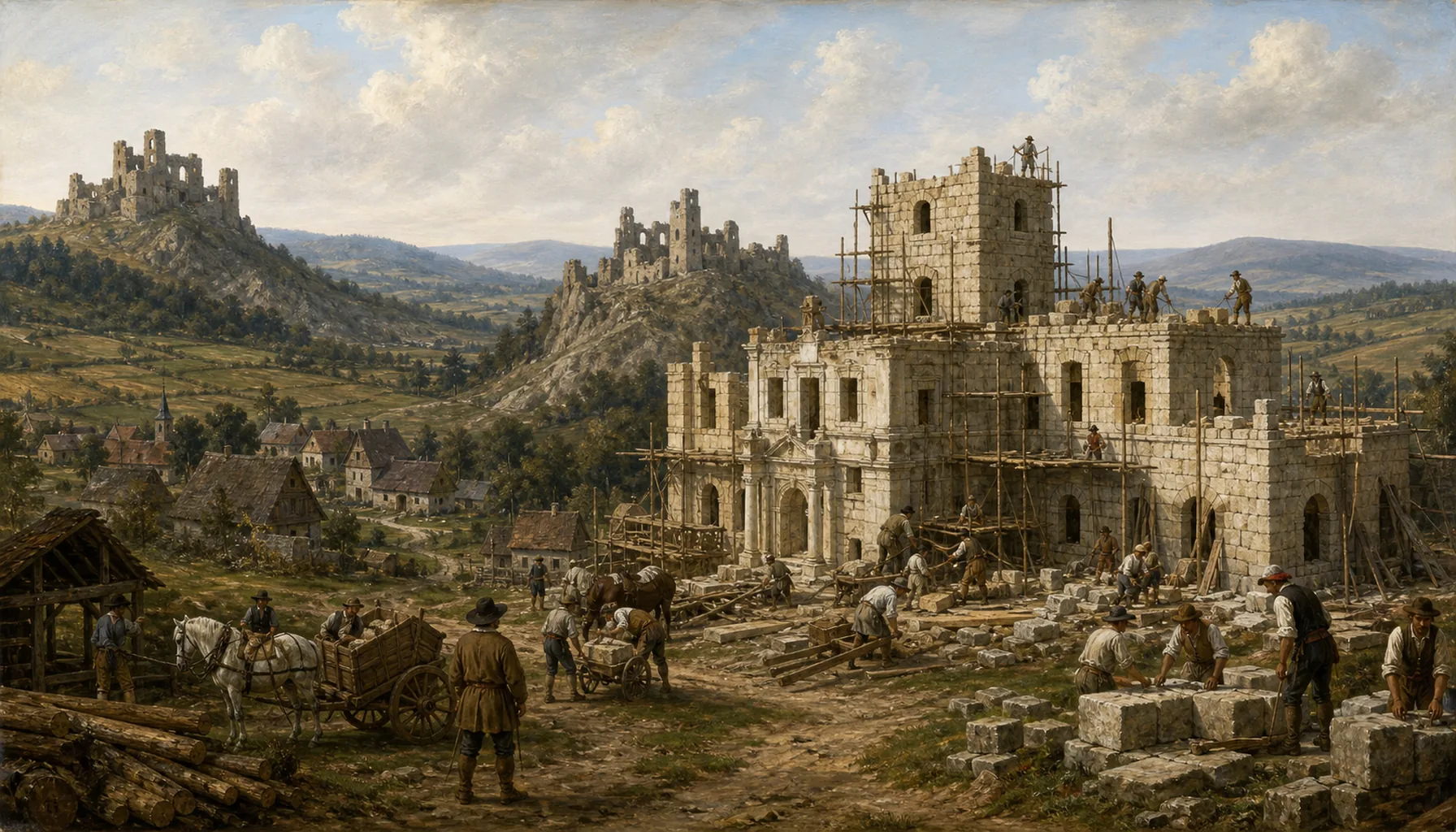Still building in the eighteenth century