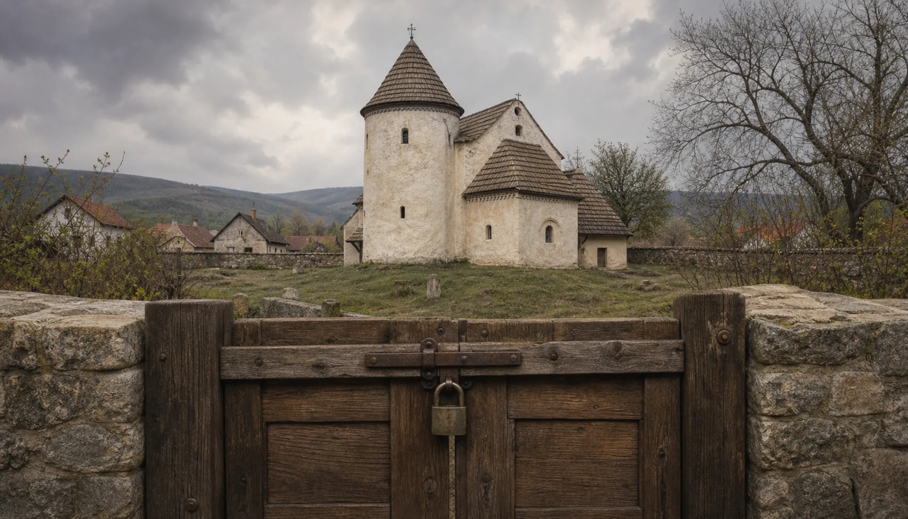 A national monument behind a locked door