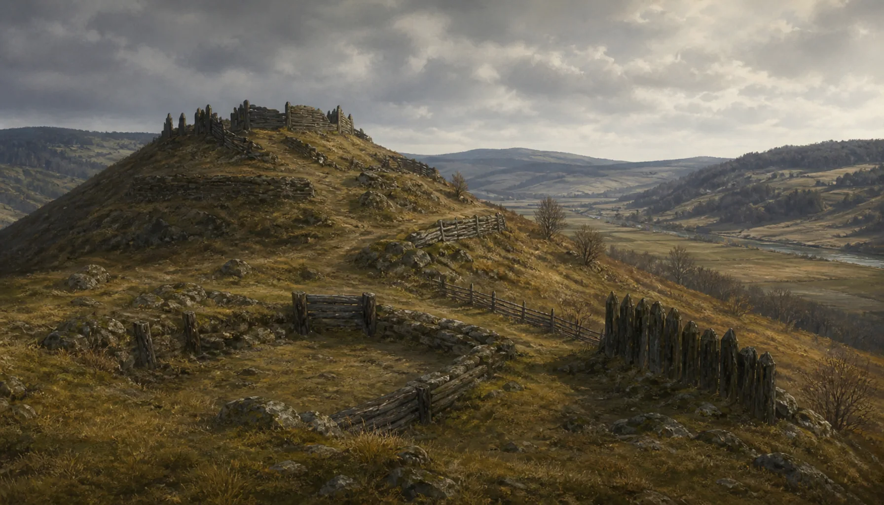 The hill is abandoned