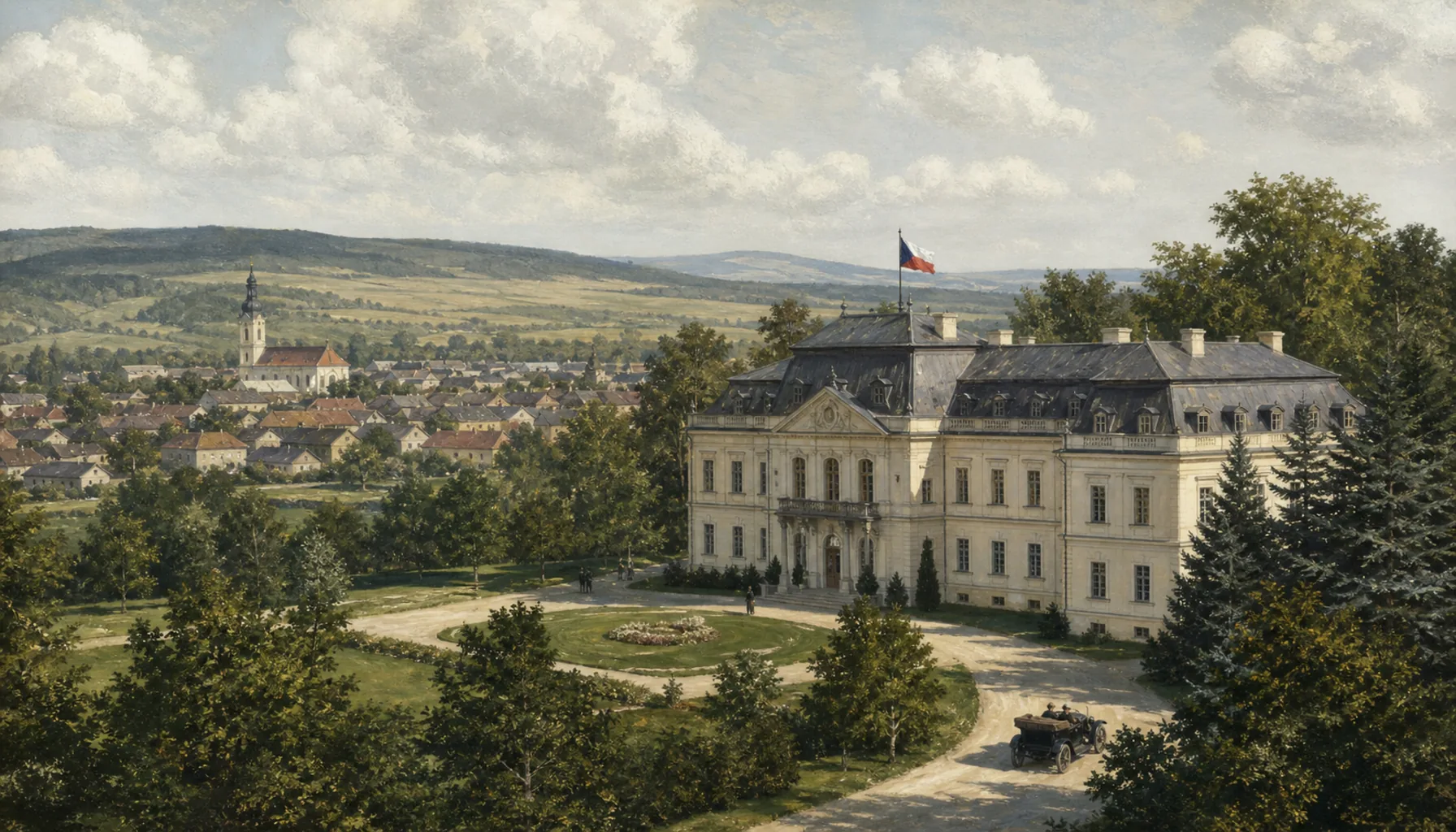 The village where the president spent his summers