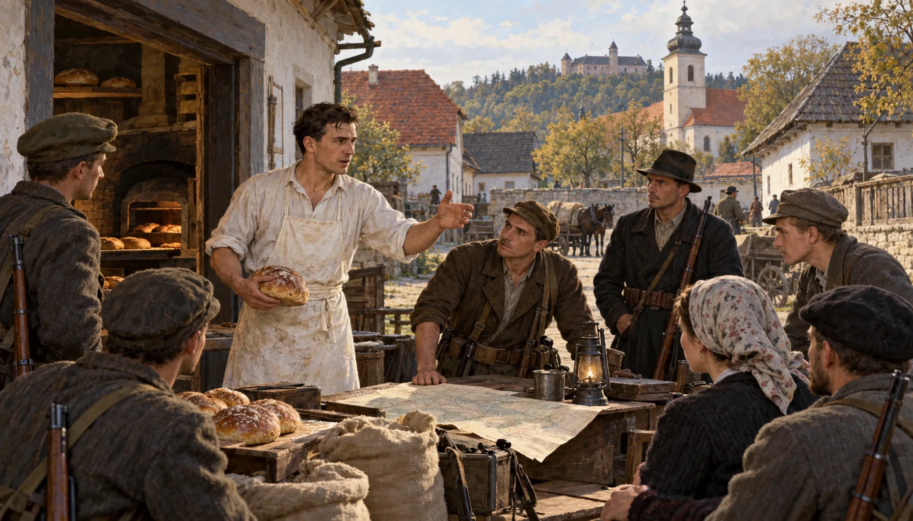 A baker from this village raised a partisan brigade
