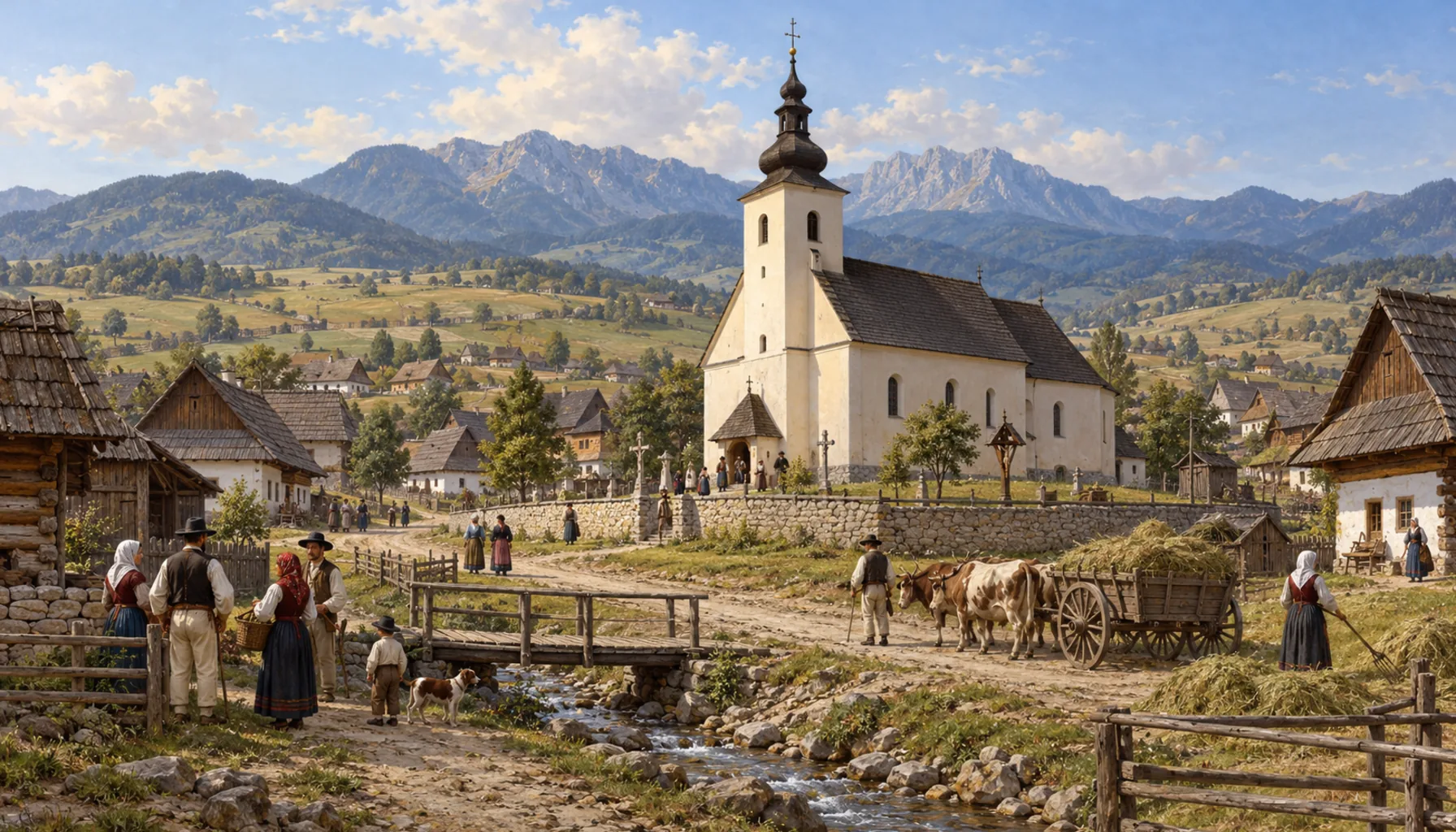 A church, and a freedom without forest