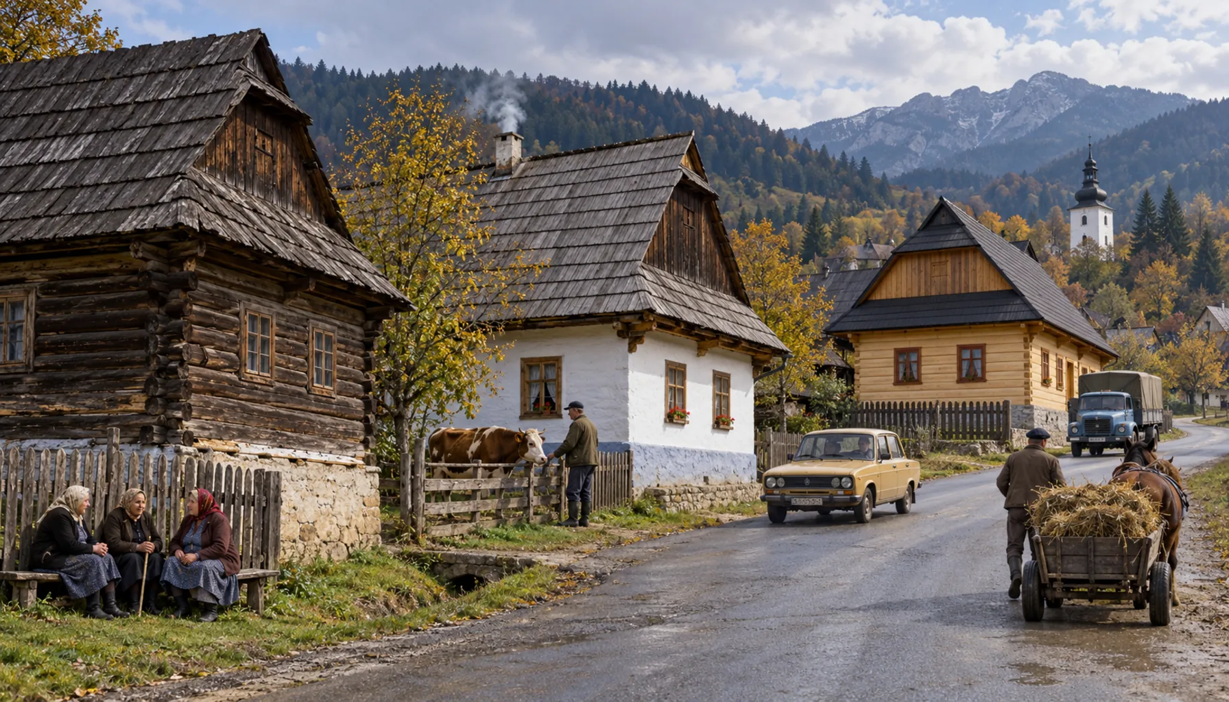 Three villages, three answers