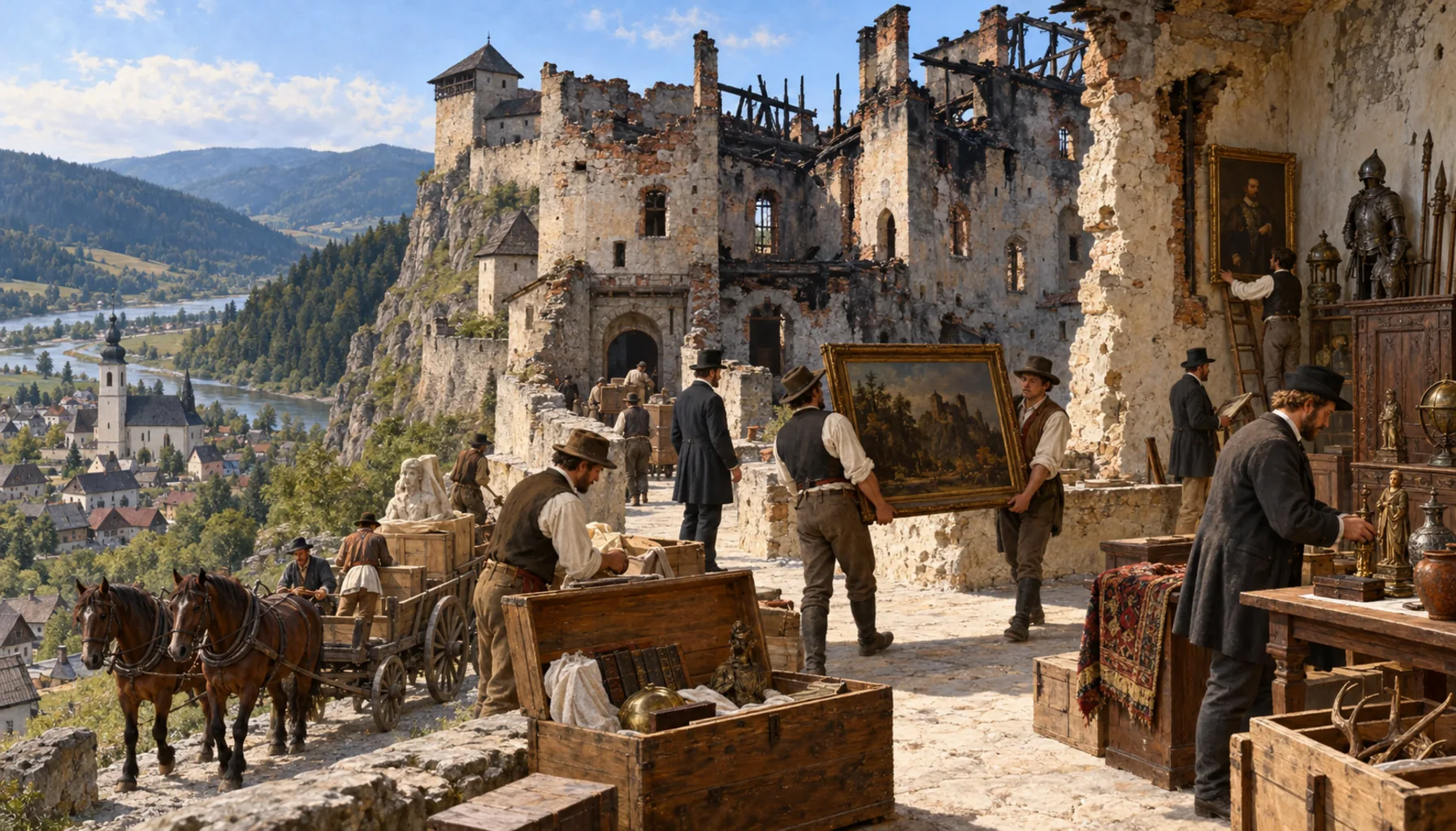 A ruin becomes a museum