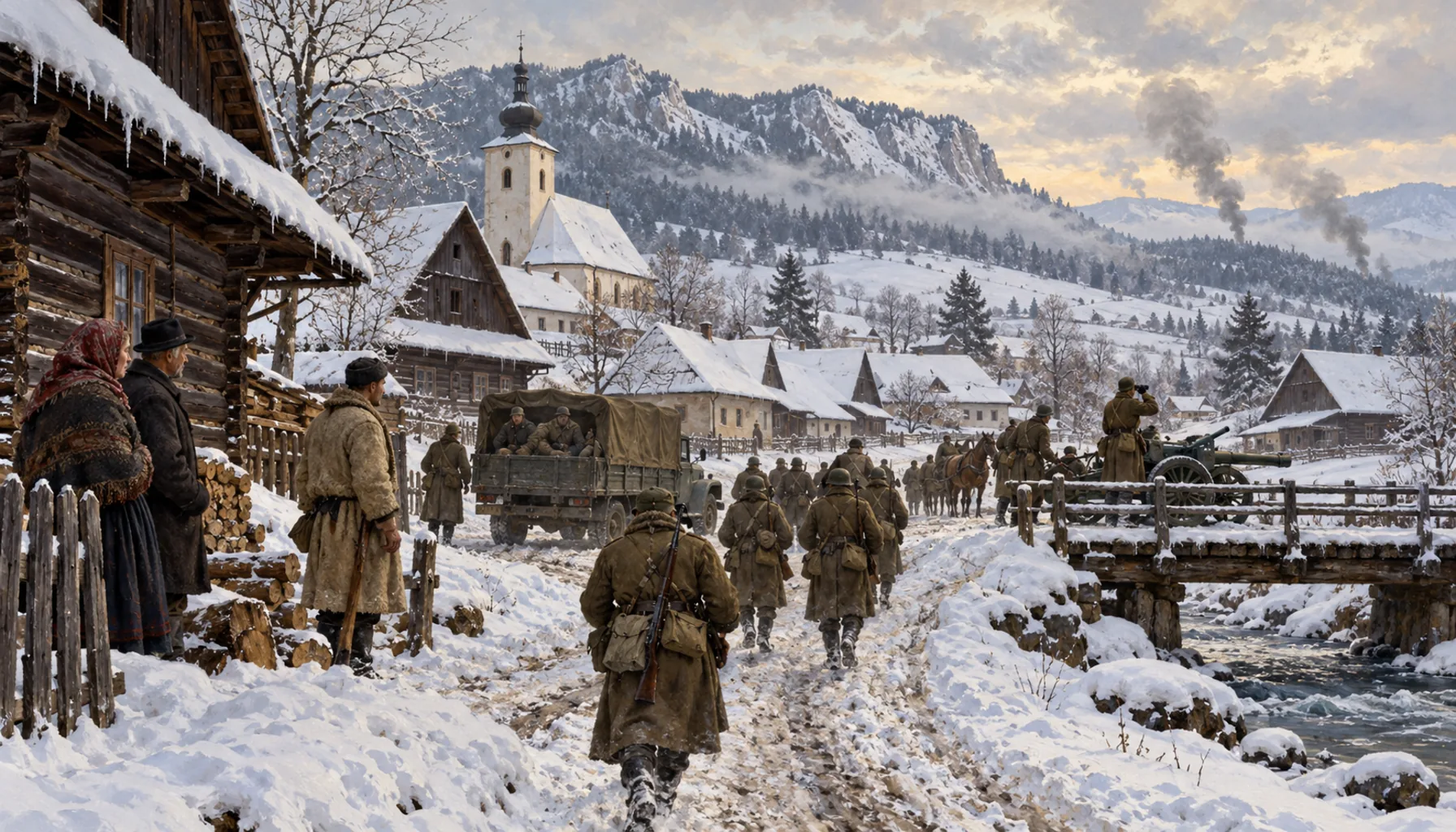 The Uprising, the winter, and the front