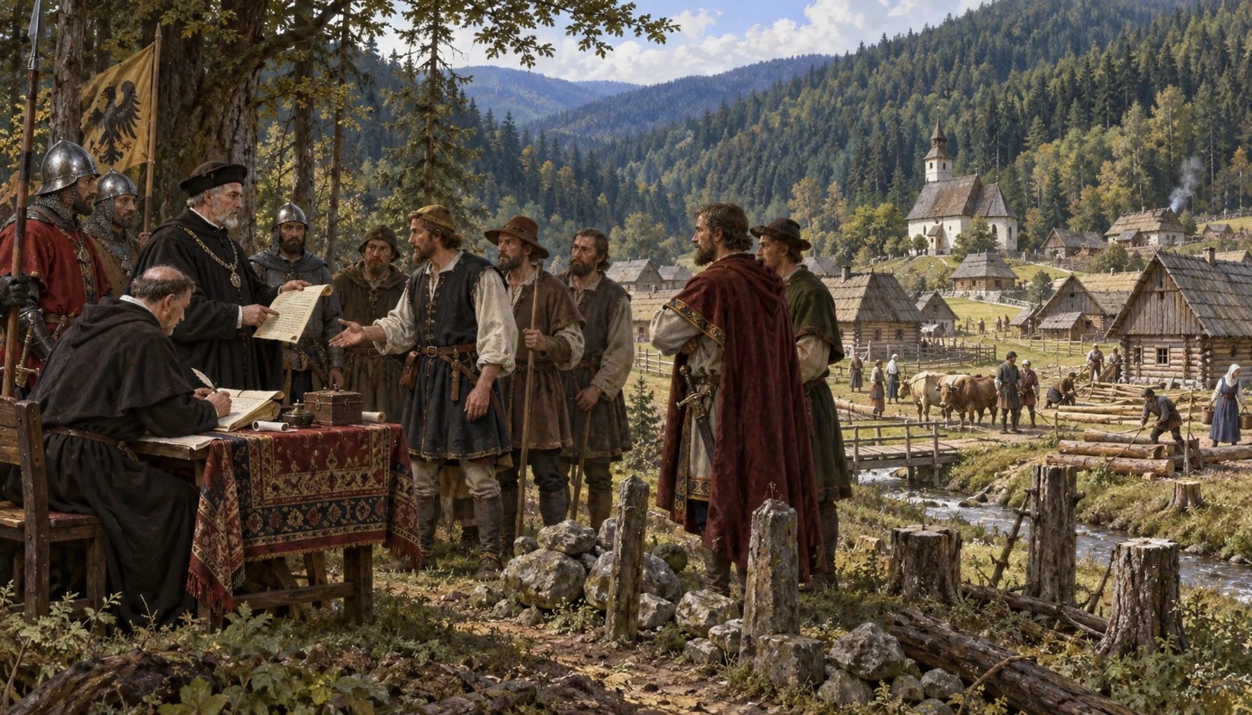 A village on German law, and the lawsuit that names it