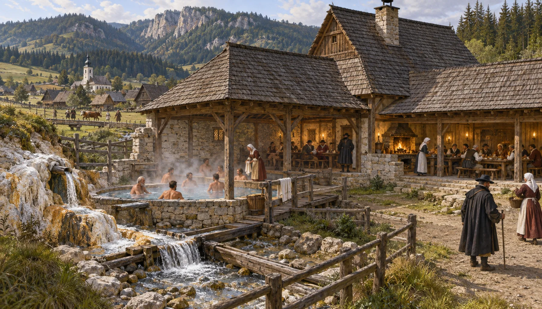 The first bath house