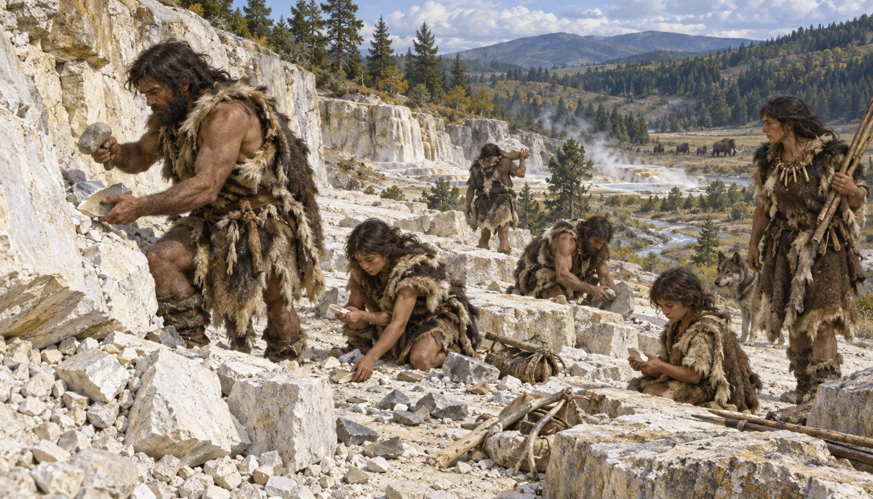 Stone Age in the quarry