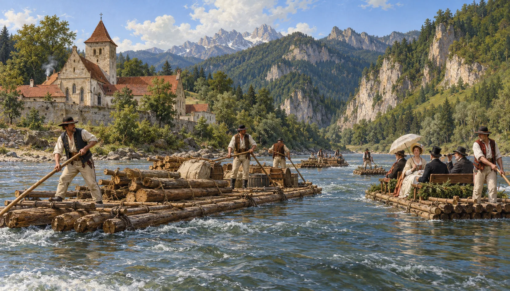 The raft stops being work and becomes a ride