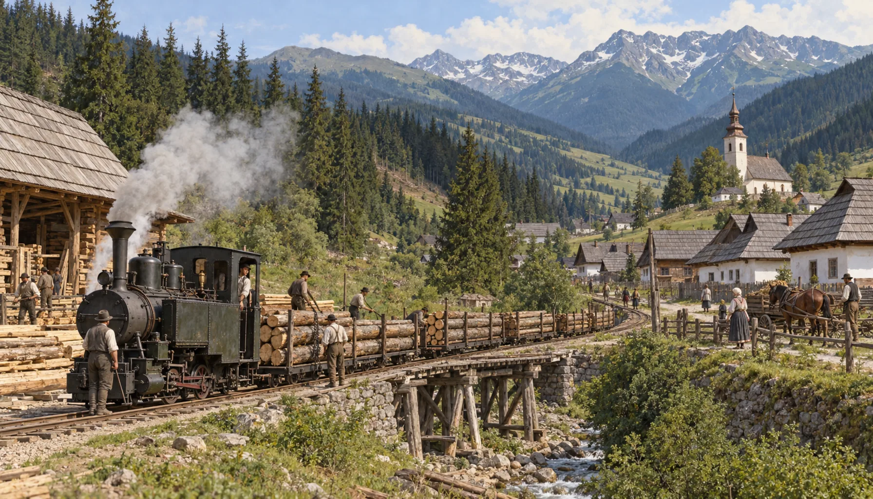 The forest railway