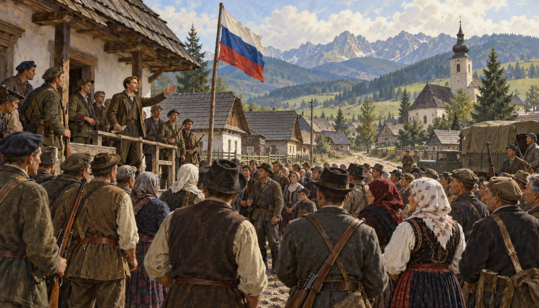 The uprising was declared here
