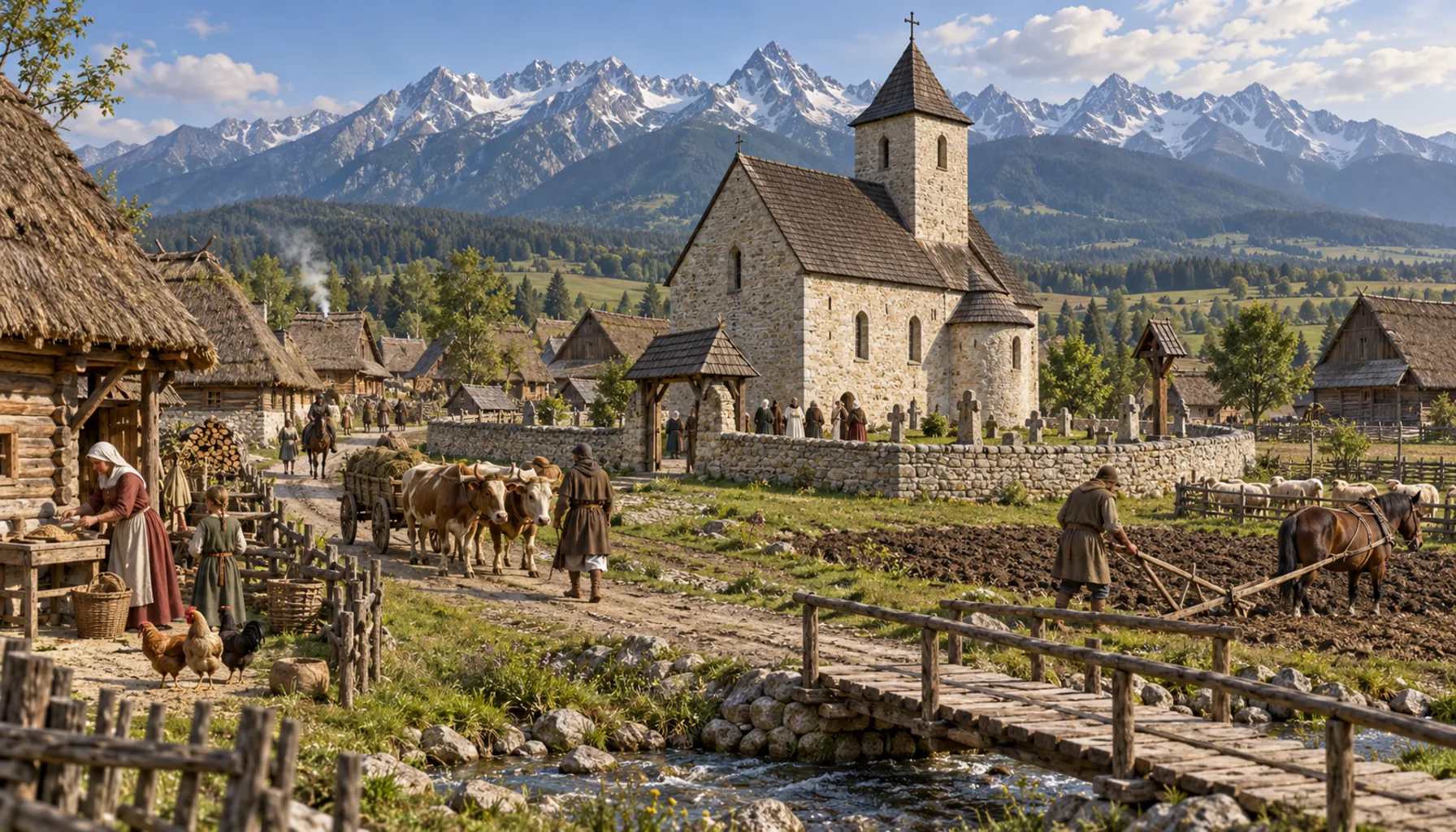 Vasych, and a church of stone