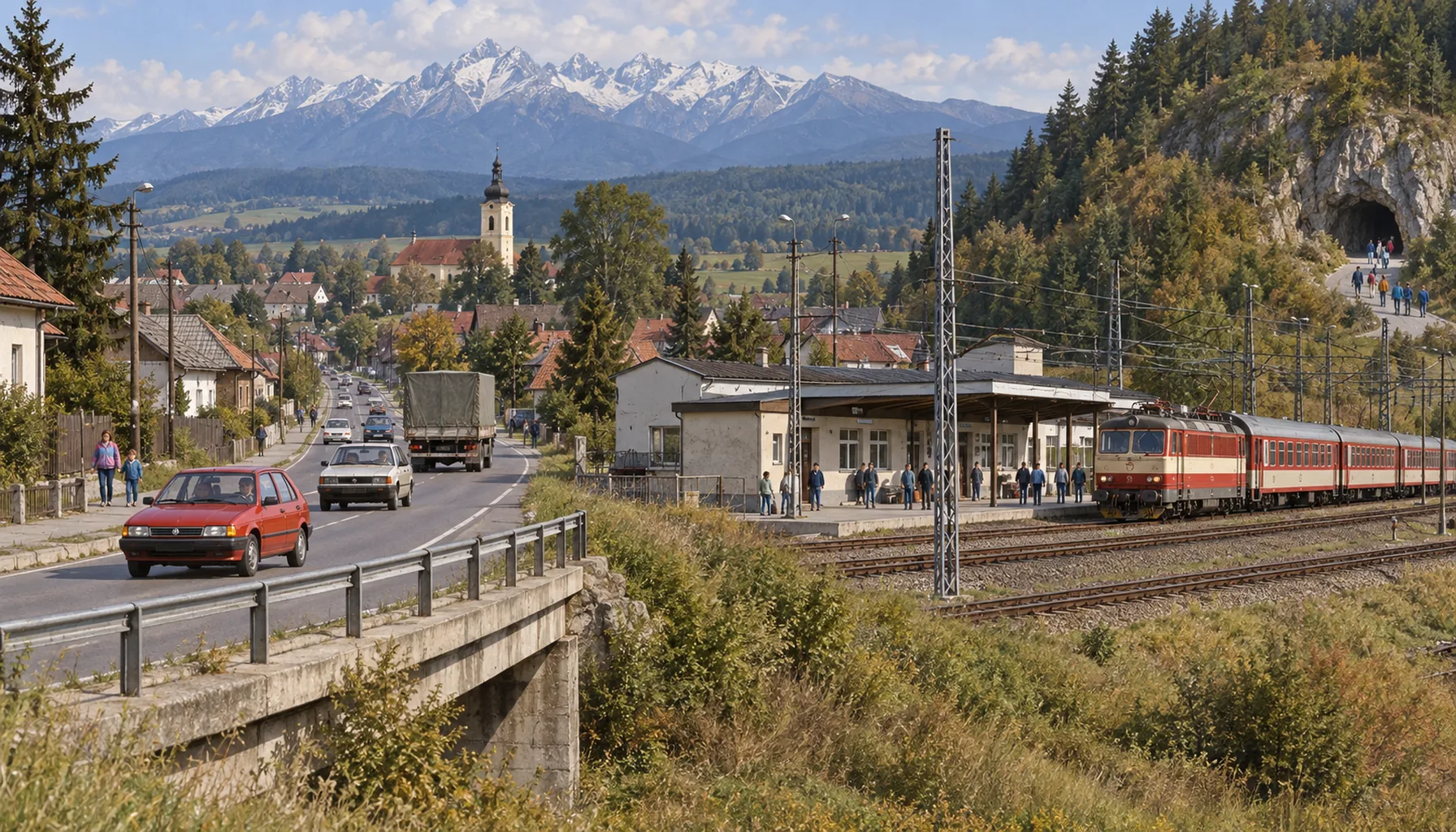 What a village keeps when its houses are gone