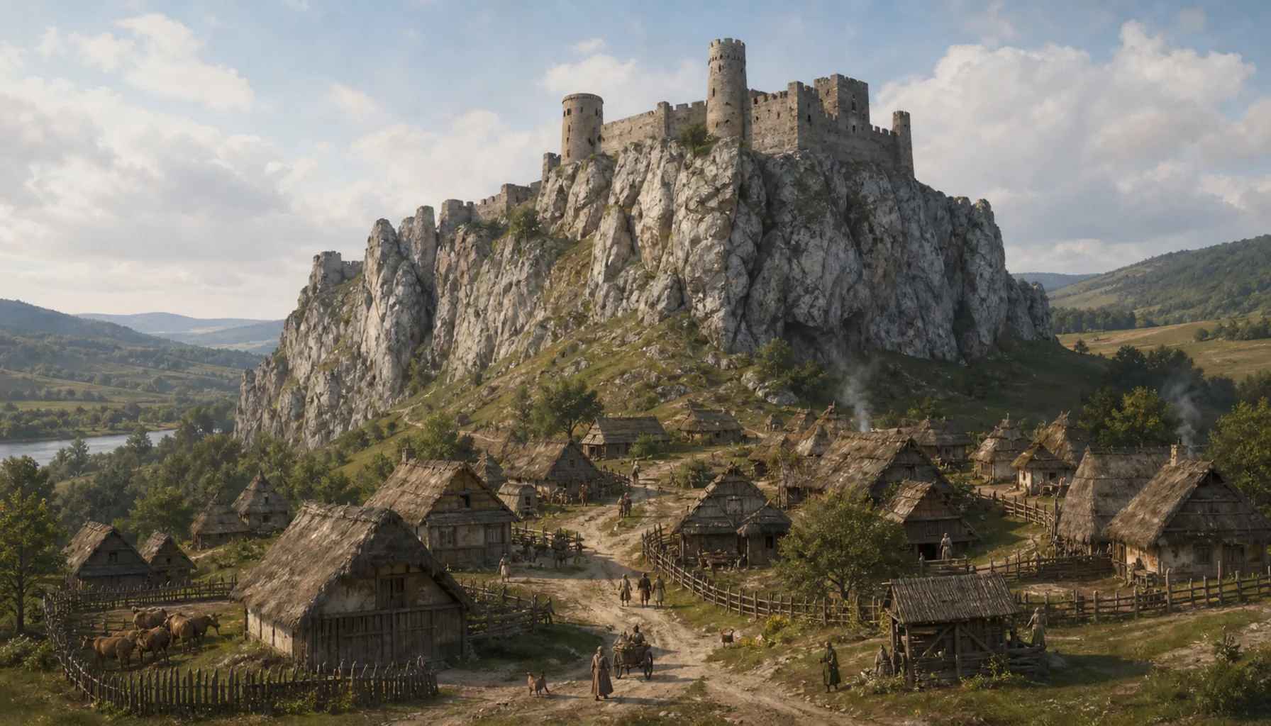 The village under the rock
