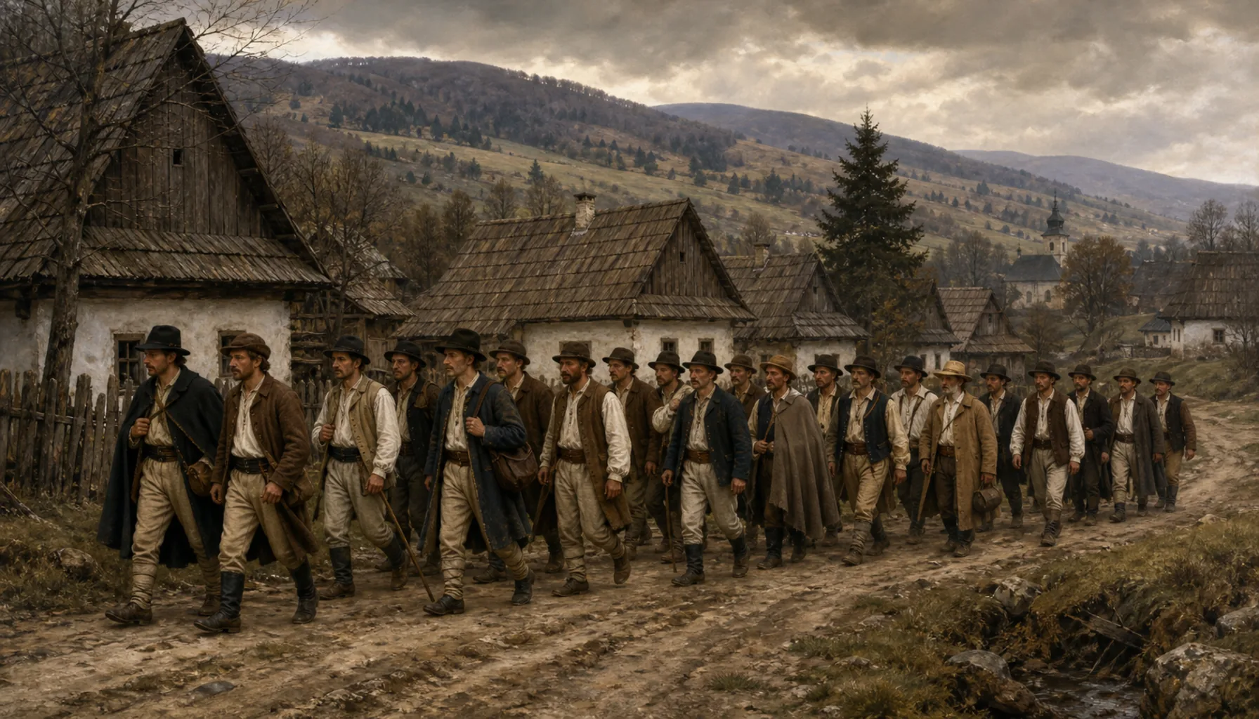 Twenty-five men to Myjava