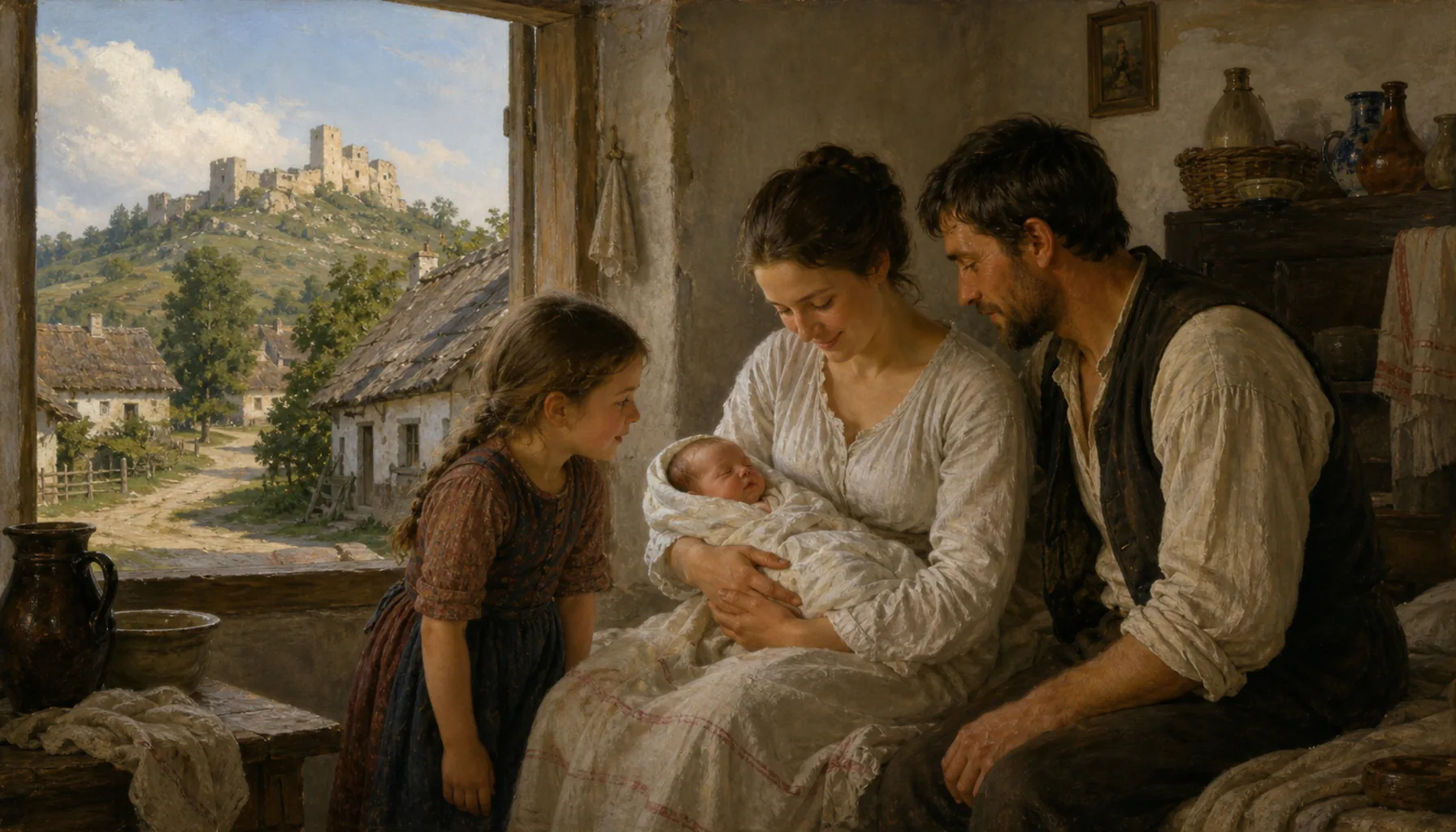 A boy born three days before the war