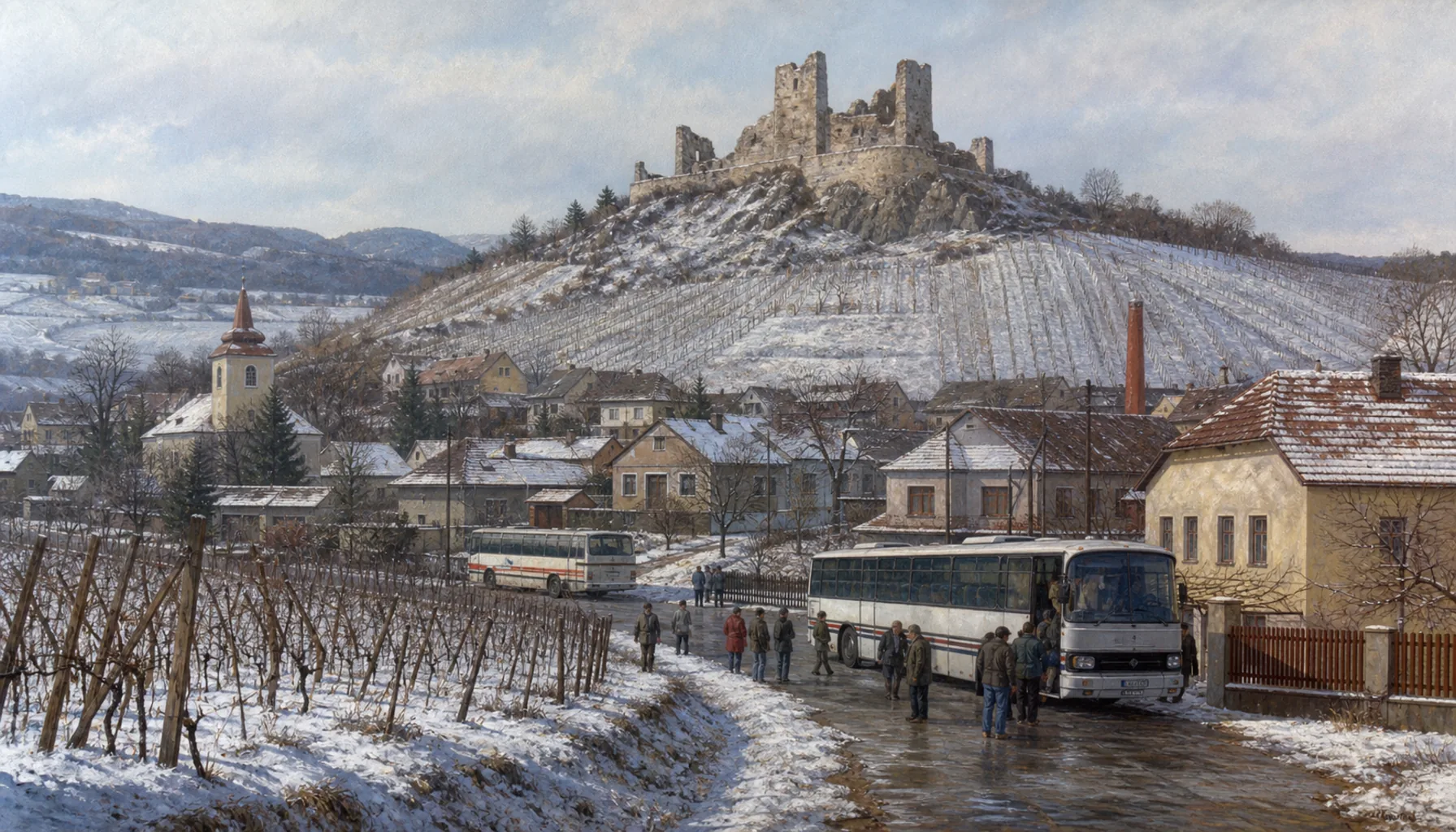 Wine, coaches and a ruin that pays