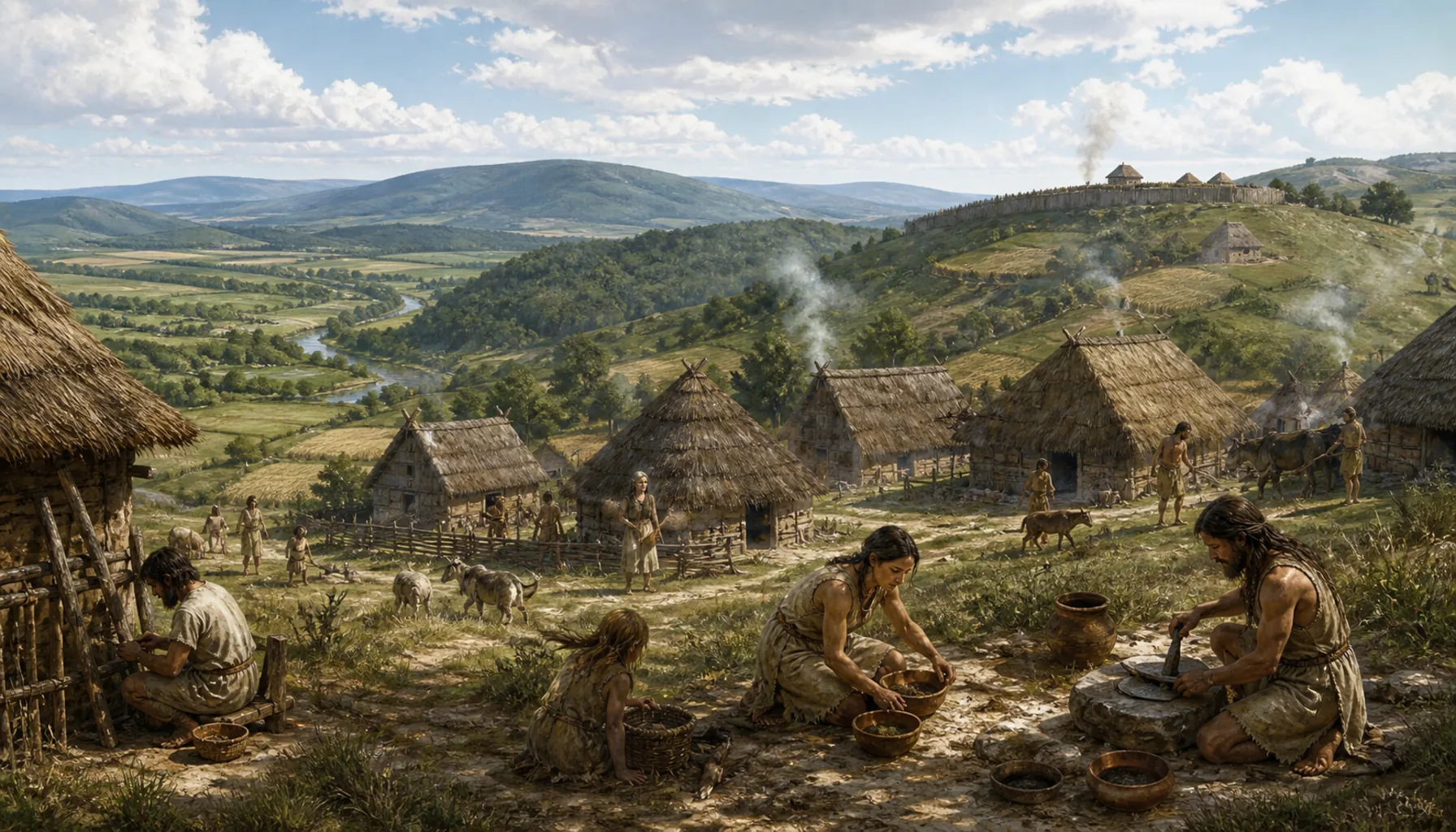 People here long before the writing