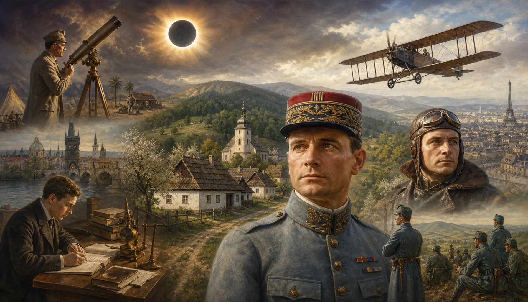 Astronomer, pilot, general