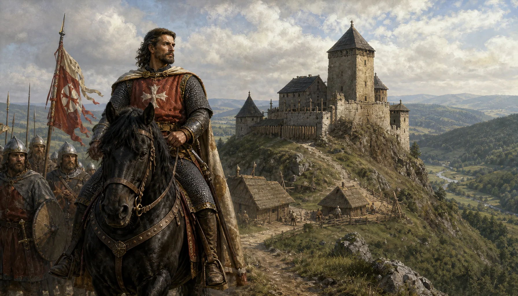 Matúš Čák, and back to the king