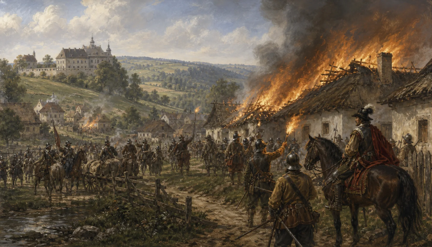 Burned by the emperor’s men, not by Turks