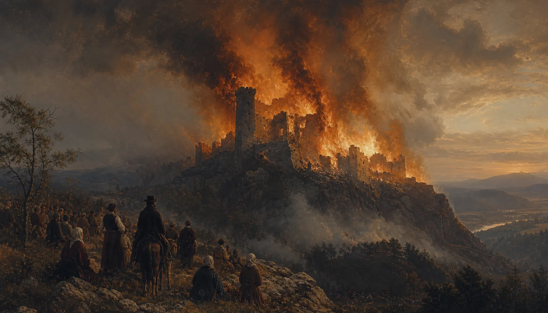 The castle burns, and nobody rebuilds it