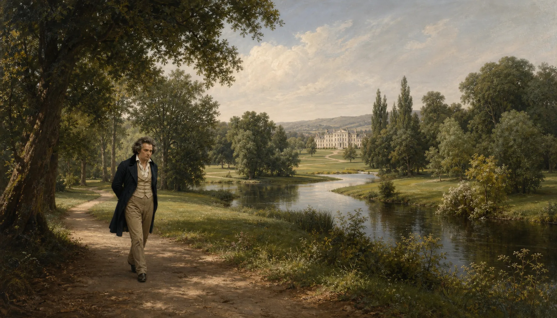 A landscape park, and Beethoven