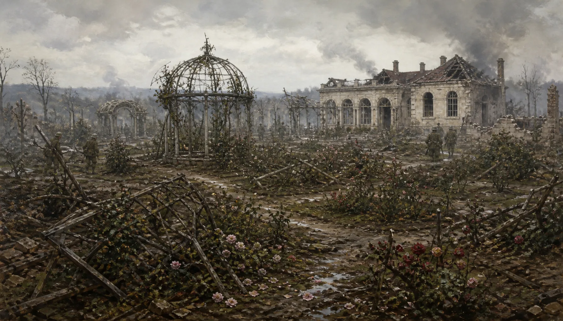 The war takes the garden