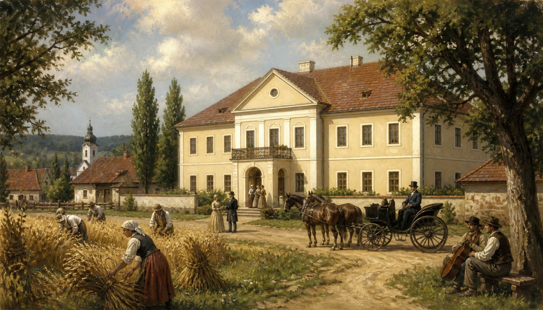 A music museum in a farming village