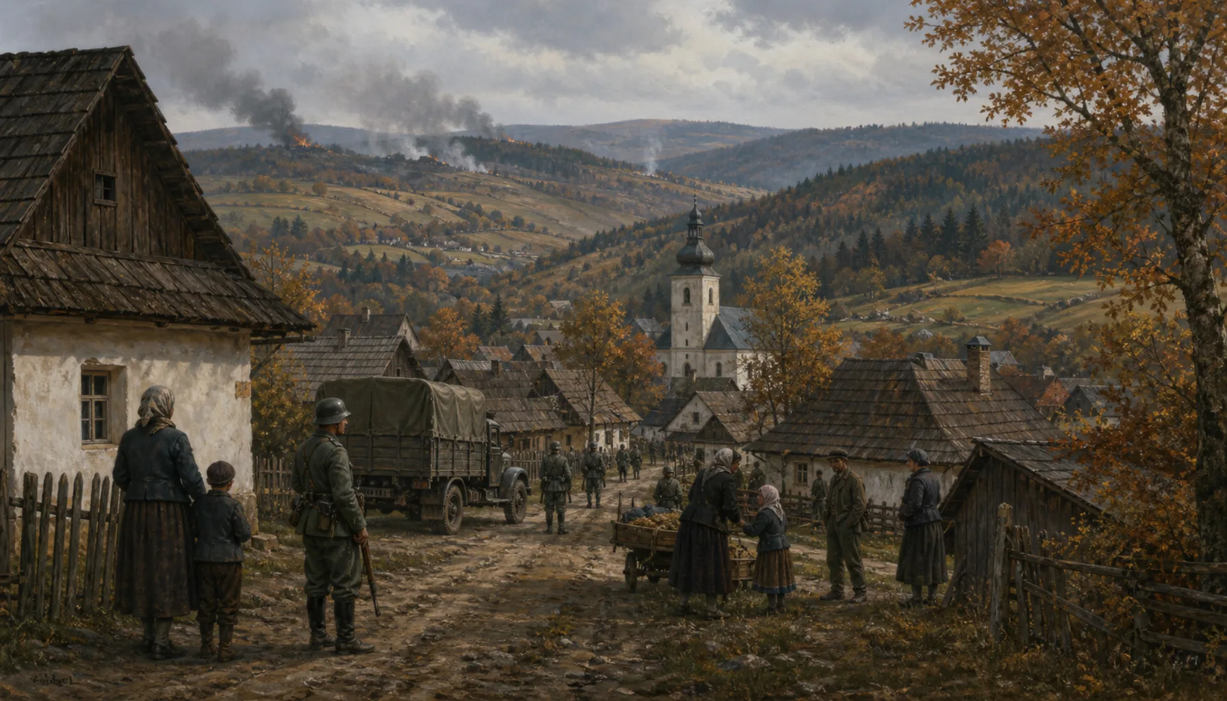 The Uprising, and the front in the hills