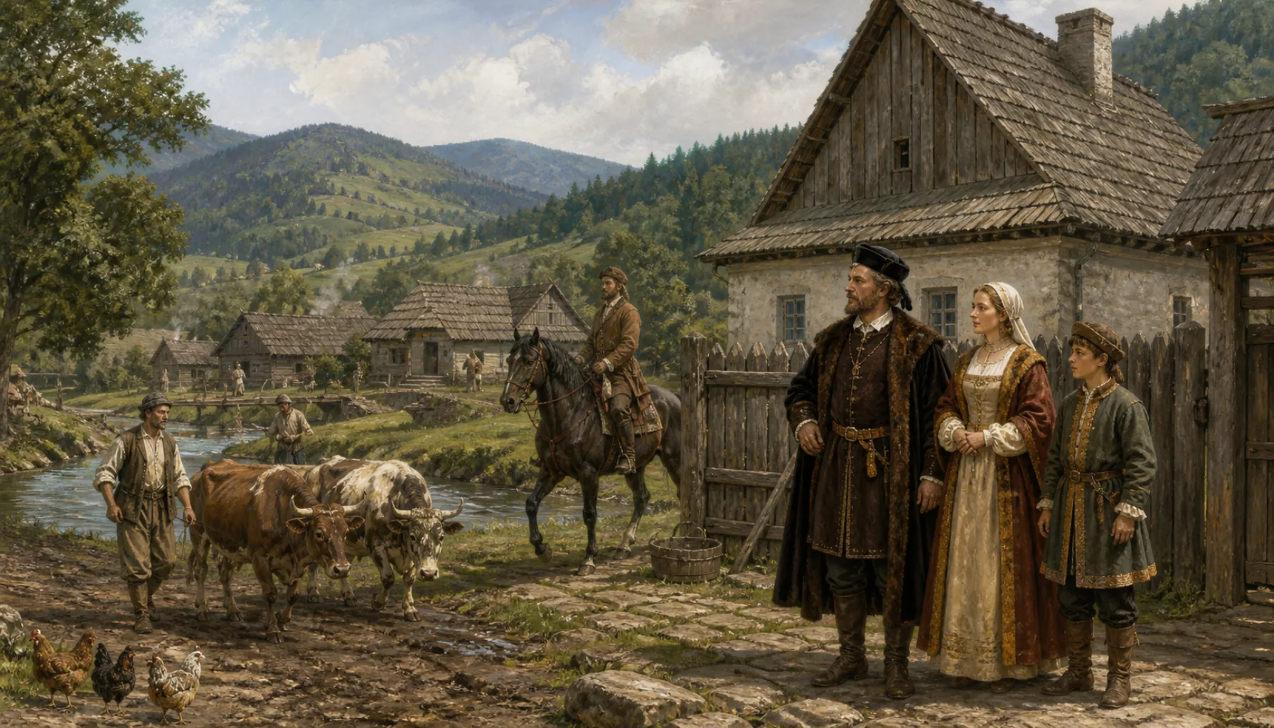 Mitošiny, the village's other name