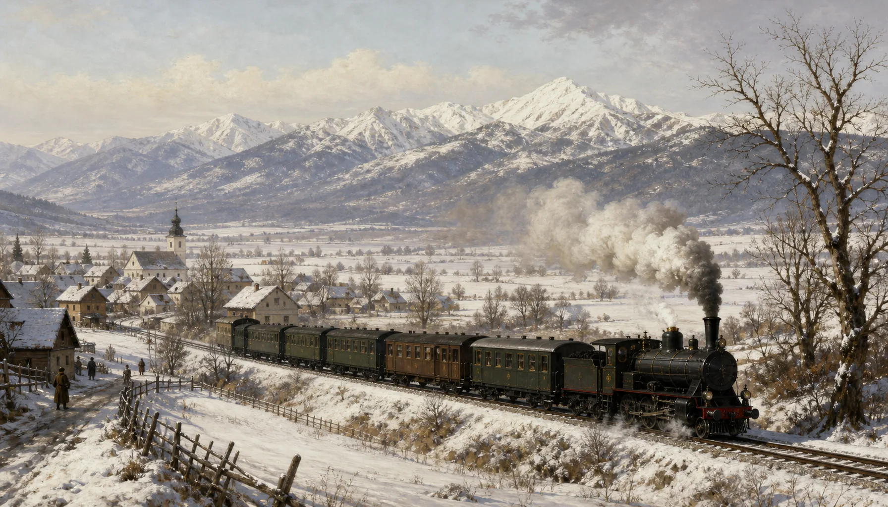 The railway, and the shooting at Černová