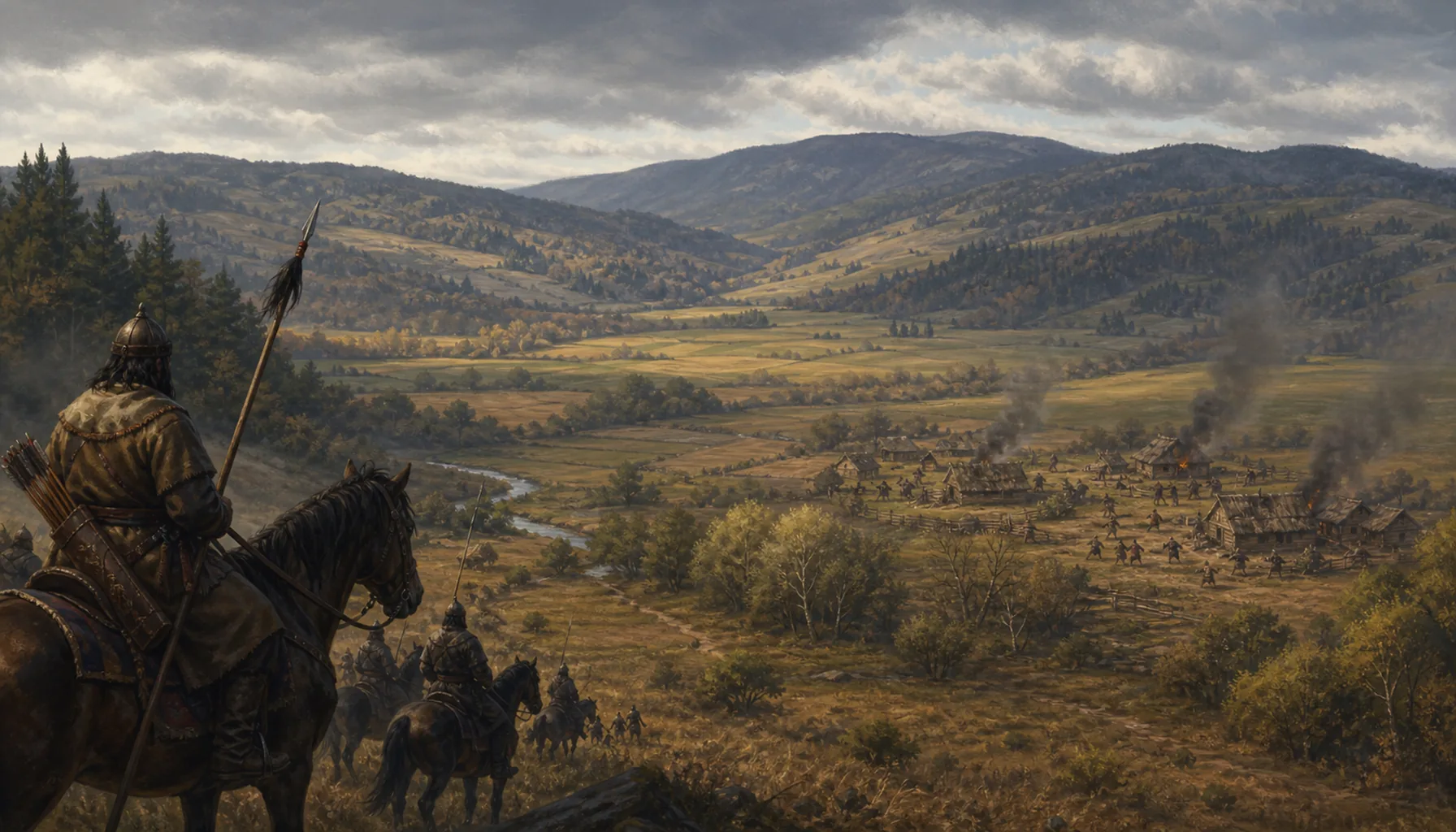 Why the castle is younger than the invasion