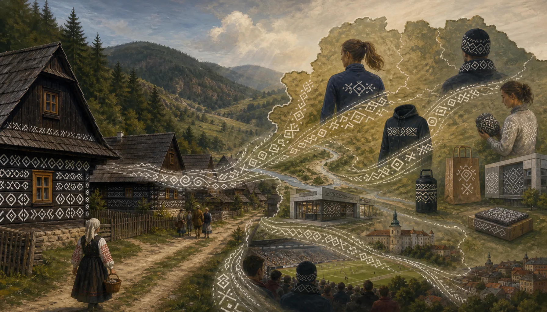A pattern that left the valley