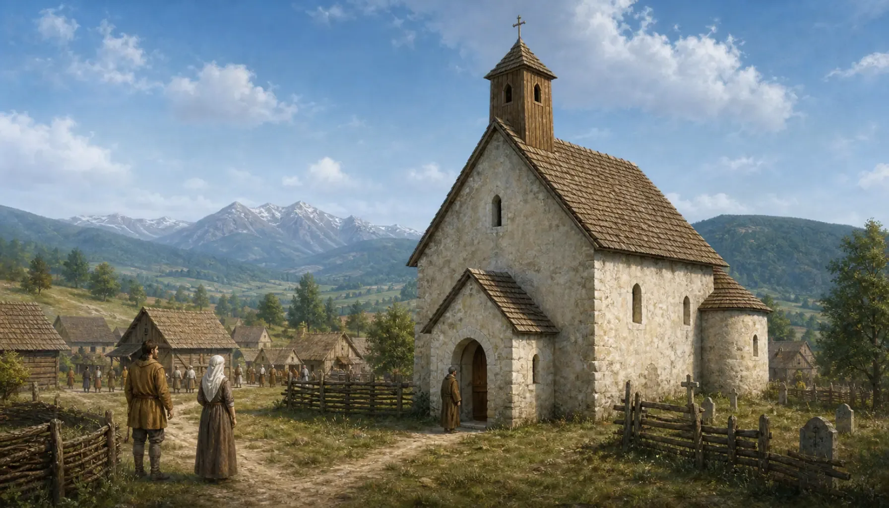 The church that named the village